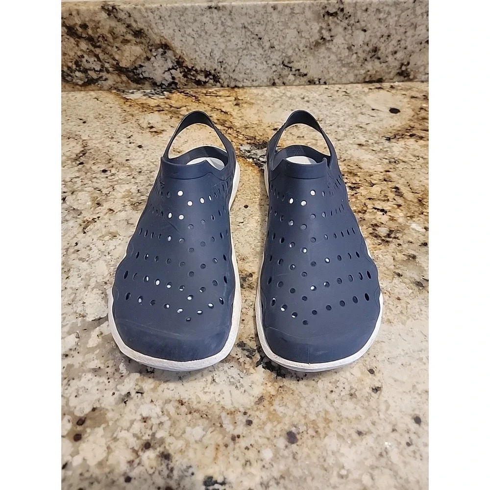 Crocs Iconic Comfort Sling Back Water Crocs Men's Size 7 (M) Navy/White